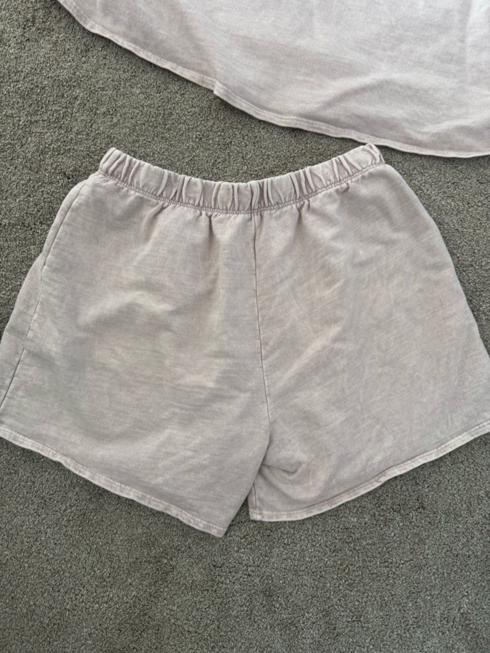 Blue Blush crop collared shirt & shorts set light pink size large - Picture 6 of 9